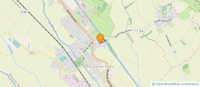 localisation de l'entreprise AVENIR TOITURES 21  BRAZEY-EN-PLAINE