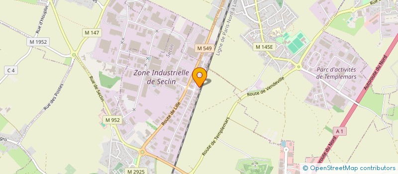 localisation de l'entreprise AVENIR - TP - INDUSTRIE SERVICE à SECLIN