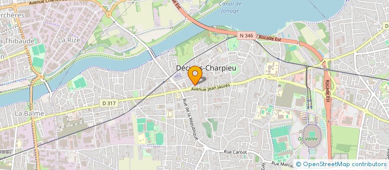 localisation de l'entreprise AVENIR TRANSITION à DECINES-CHARPIEU