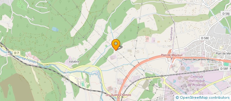 localisation de l'entreprise AVENIR TRAVAUX à GARDANNE