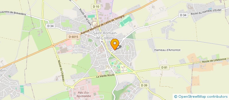 localisation de l'entreprise AVENIR TUYAUTERIE  SAINT-ROMAIN-DE-COLBOSC