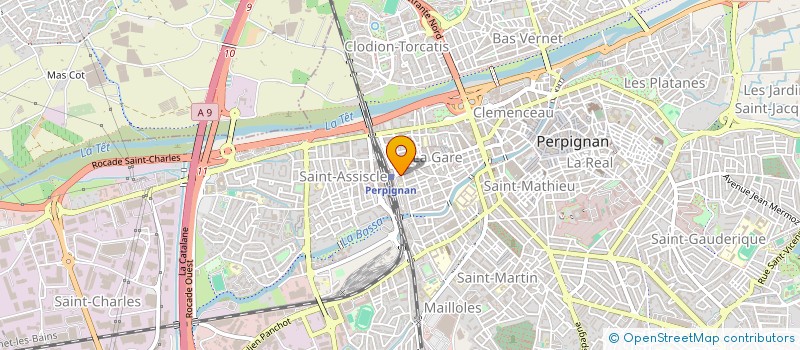 localisation de l'entreprise AVENIR VERNETOIS  PERPIGNAN