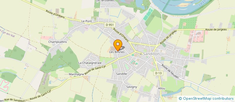 localisation de l'entreprise AVENIR VERT  SAINT-DENIS-EN-VAL
