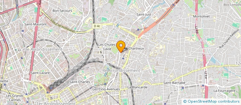 localisation de l'entreprise AVENIR VERT SOLIDAIRE  MARSEILLE