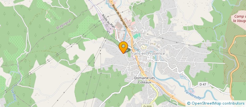 localisation de l'entreprise AVENIR VINICOLE à TRANS-EN-PROVENCE