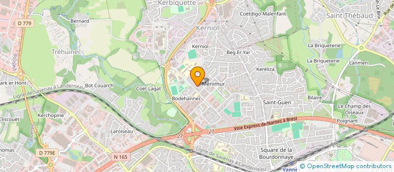 localisation de l'entreprise AVENIR VOIRIE à VANNES