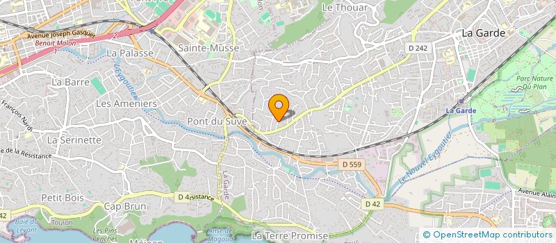 localisation de l'entreprise AVENIR VTC  LA GARDE