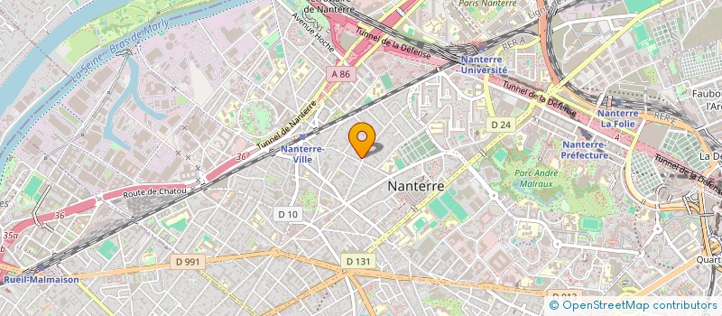 localisation de l'entreprise AVENIR YOGA  NANTERRE