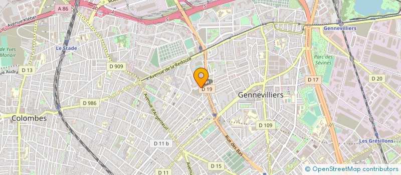 localisation de l'entreprise AVENIRGRAF à ASNIERES-SUR-SEINE