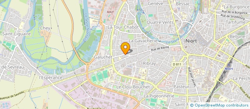 localisation de l'entreprise AVENIRLEAGUI  NIORT