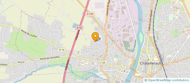 localisation de l'entreprise AVENIRS ELEC  CHATELLERAULT