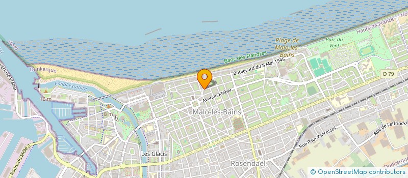 localisation de l'entreprise AVENMART à DUNKERQUE