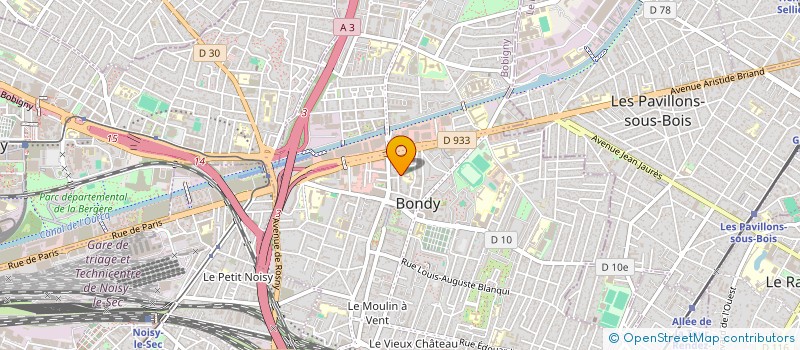 localisation de l'entreprise AVENOR SERVICES  BONDY