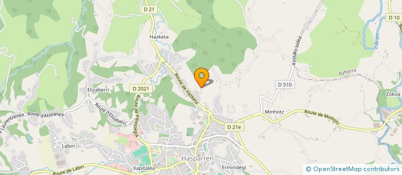 localisation de l'entreprise AVENTAGE DEVELOPPEMENT  HASPARREN