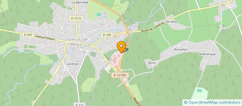 localisation de l'entreprise AVENTEX à AVENSAN