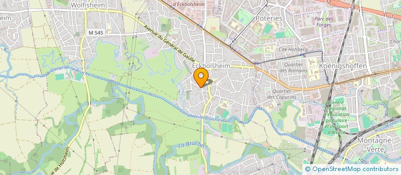 localisation de l'entreprise AVENTHYS CONSEIL  ECKBOLSHEIM