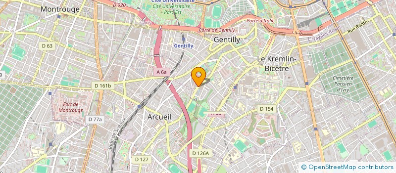 localisation de l'entreprise AVENTIS AGRICULTURE  GENTILLY