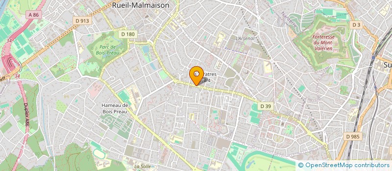 localisation de l'entreprise AVENTO à RUEIL-MALMAISON