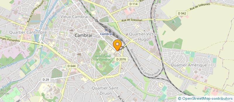 localisation de l'entreprise AVENTOUR à CAMBRAI