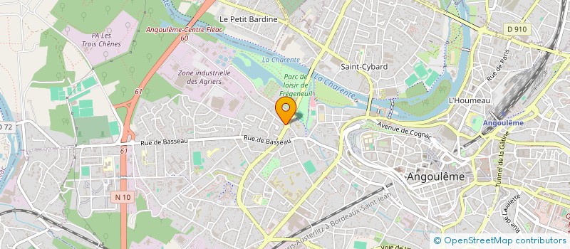 localisation de l'entreprise AVENTUR'16/17 à ANGOULEME