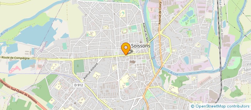localisation de l'entreprise AVENTURE à SOISSONS