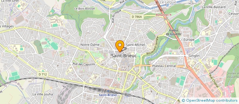 localisation de l'entreprise AVENTURE à SAINT-BRIEUC