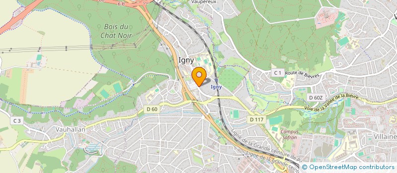 localisation de l'entreprise AVENTURE  IGNY