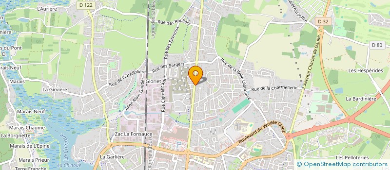 localisation de l'entreprise AVENTURE à LES SABLES-D'OLONNE