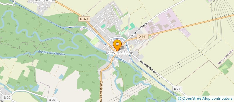 localisation de l'entreprise AVENTURE  MERY-SUR-SEINE