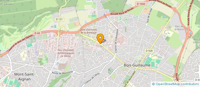 localisation de l'entreprise AVENTURE AND CO à BOIS-GUILLAUME