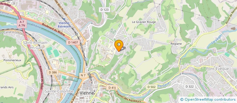 localisation de l'entreprise AVENTURE BLANCHE ORGANISATION à VIENNE