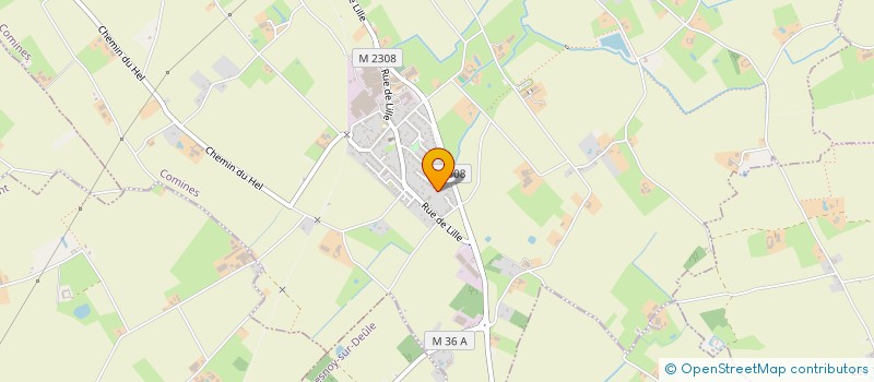 localisation de l'entreprise AVENTURE BRASSICOLE DES HAUTS-DE-FRANCE  COMINES