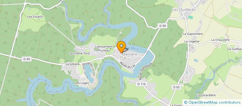 localisation de l'entreprise AVENTURE CHATAIGNERAIE MERVENT VENDEE TRIATHLON à MERVENT