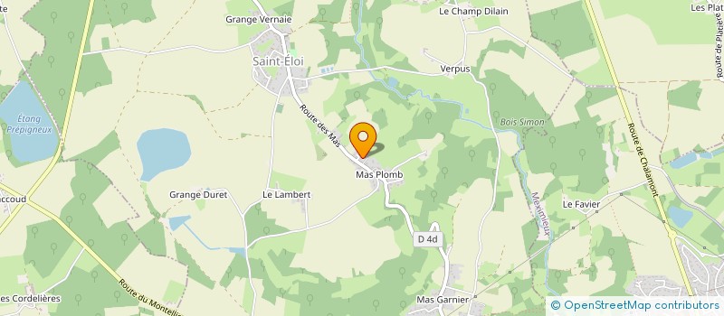 localisation de l'entreprise AVENTURE CONCEPT à SAINT-ELOI