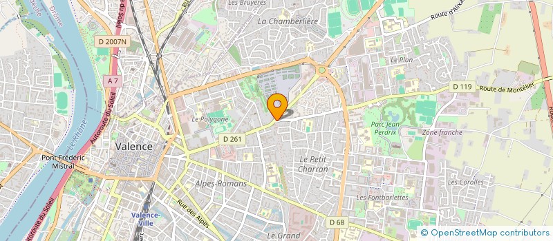 localisation de l'entreprise AVENTURE EN SOLIDAIRE à VALENCE