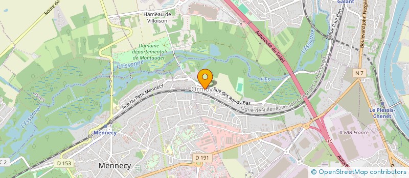 localisation de l'entreprise AVENTURE ESPERANCE HORIZON  ORMOY