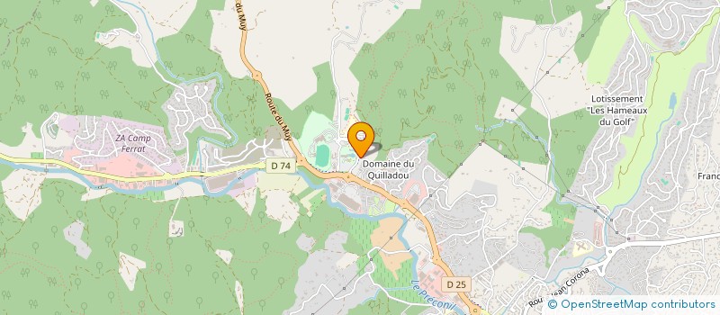 localisation de l'entreprise AVENTURE FAMILLE à SAINTE-MAXIME