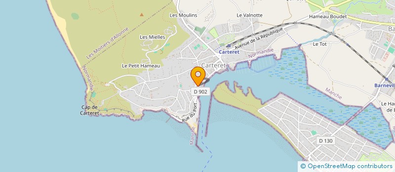 localisation de l'entreprise AVENTURE GRAND LARGE  BARNEVILLE-CARTERET