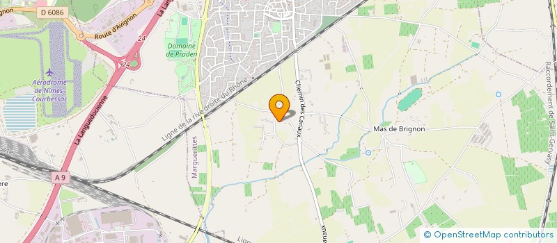 localisation de l'entreprise AVENTURE LIVE  MARGUERITTES