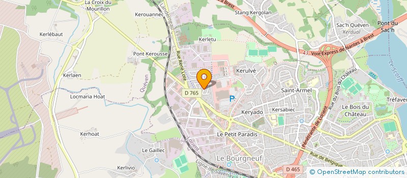 localisation de l'entreprise AVENTURE MODERNE  LORIENT