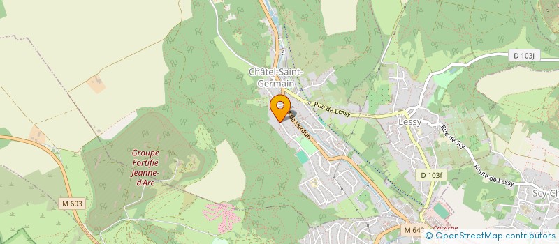 localisation de l'entreprise AVENTURE MONT ST QUENTIN  LESSY