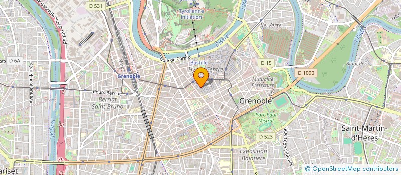 localisation de l'entreprise AVENTURE PARTAGEE  GRENOBLE