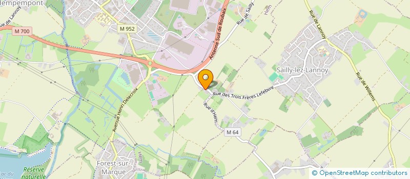 localisation de l'entreprise AVENTURE POUR TOUS  HEM