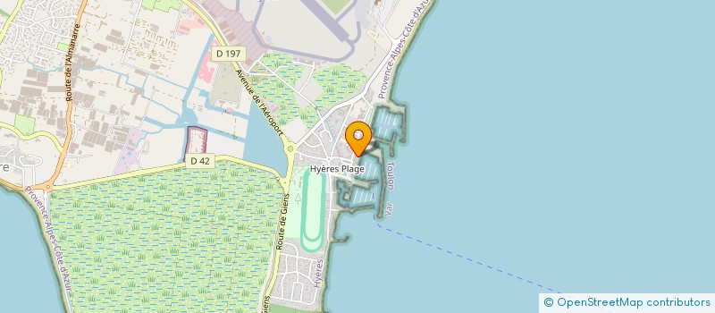 localisation de l'entreprise AVENTURE YACHTING  HYERES