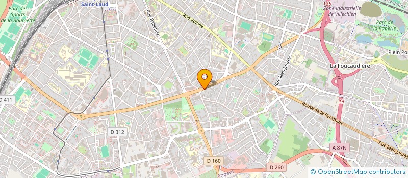 localisation de l'entreprise AVENTURE360 à ANGERS