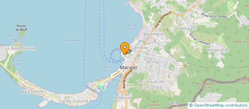localisation de l'entreprise AVENTURES ANTILLAISES à SAINT MARTIN
