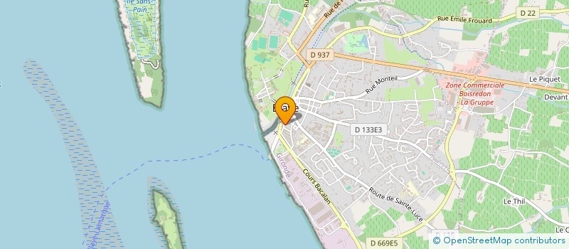 localisation de l'entreprise AVENTURES GOLF EDITIONS  BLAYE