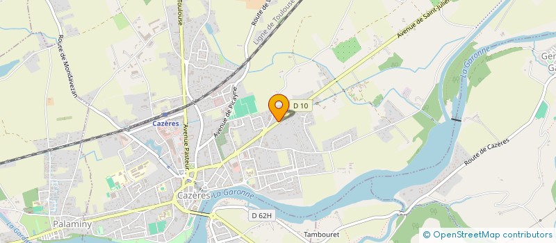 localisation de l'entreprise AVENTURES SOLI'BREIZH  CAZERES