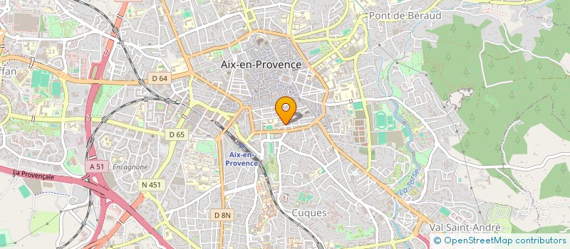 localisation de l'entreprise AVENTURES SPIRITUELLES ET CULTURELLES. (ASC) à AIX-EN-PROVENCE