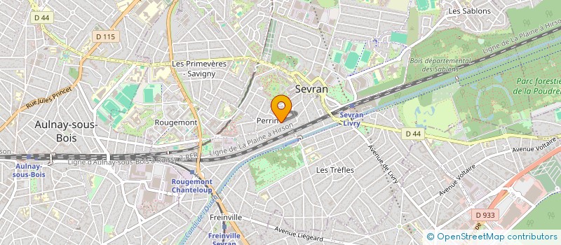 localisation de l'entreprise AVENTURIN à SEVRAN